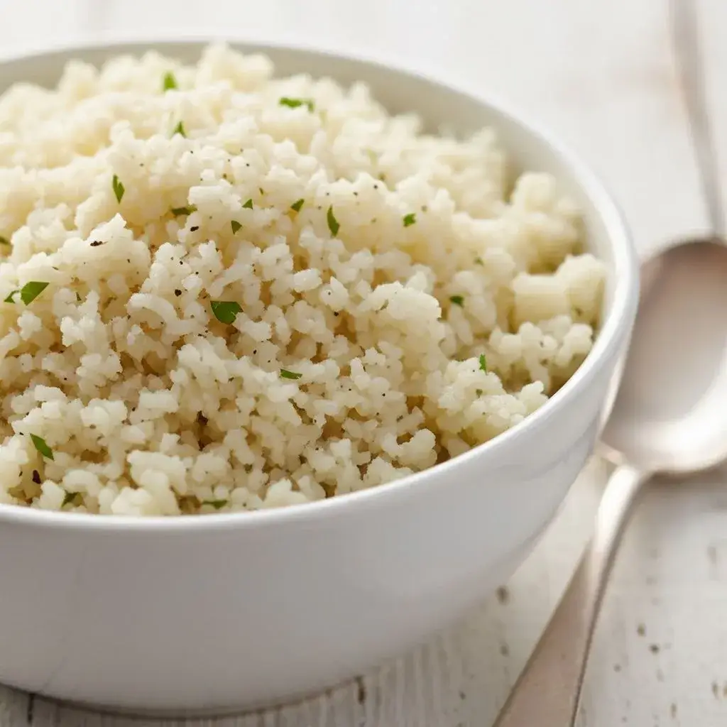 receita de arroz de couve-flor low carb