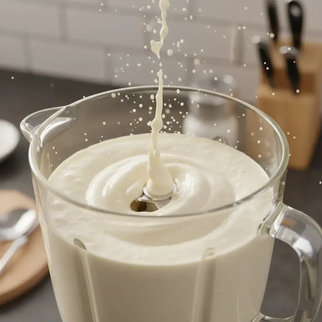 Creme de milho caseiro para o Fricassê de Frango