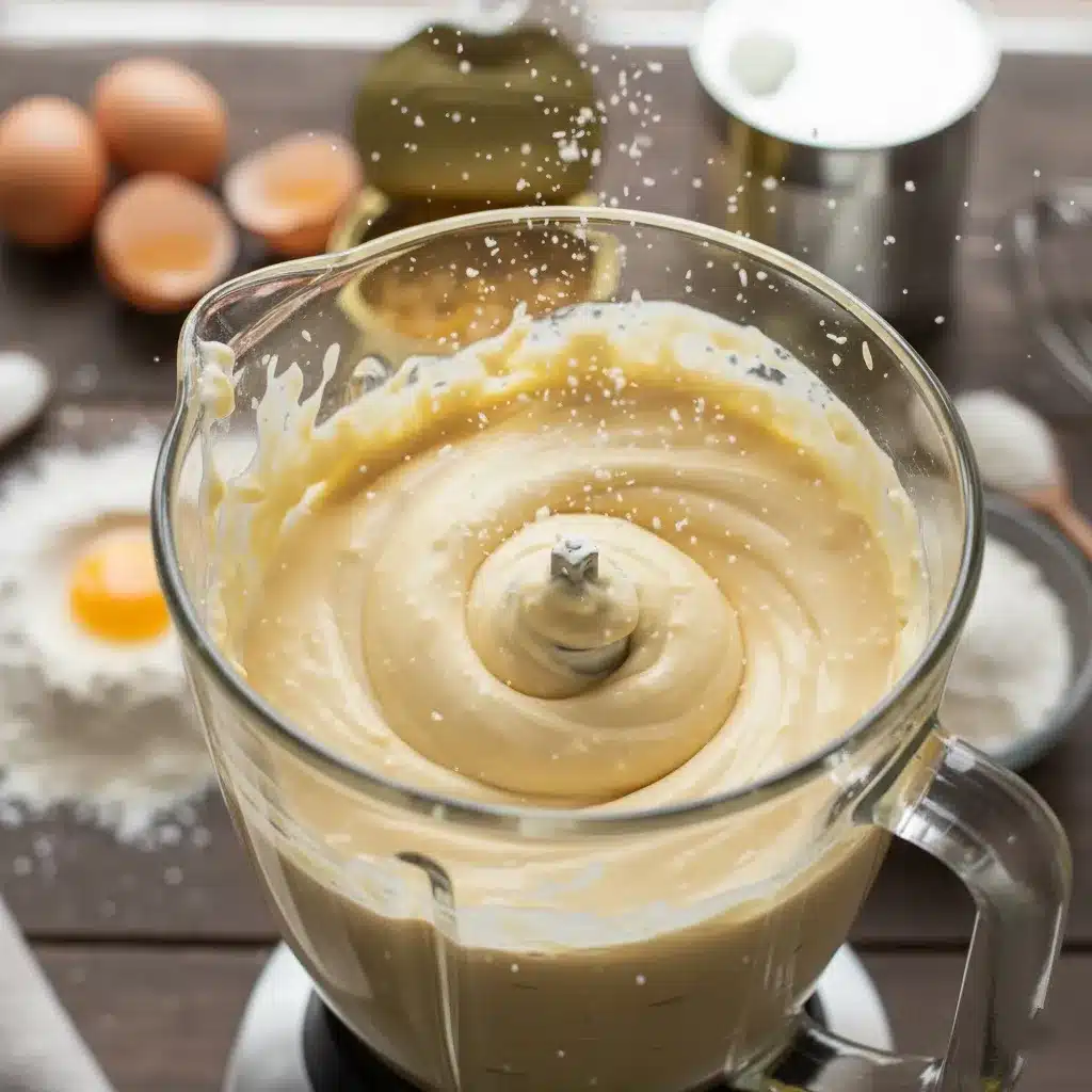 Bater a massa do bolo de coco e milho no liquidificador.