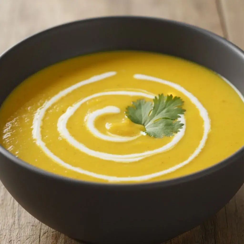 sopa de couve-flor com curry amarela