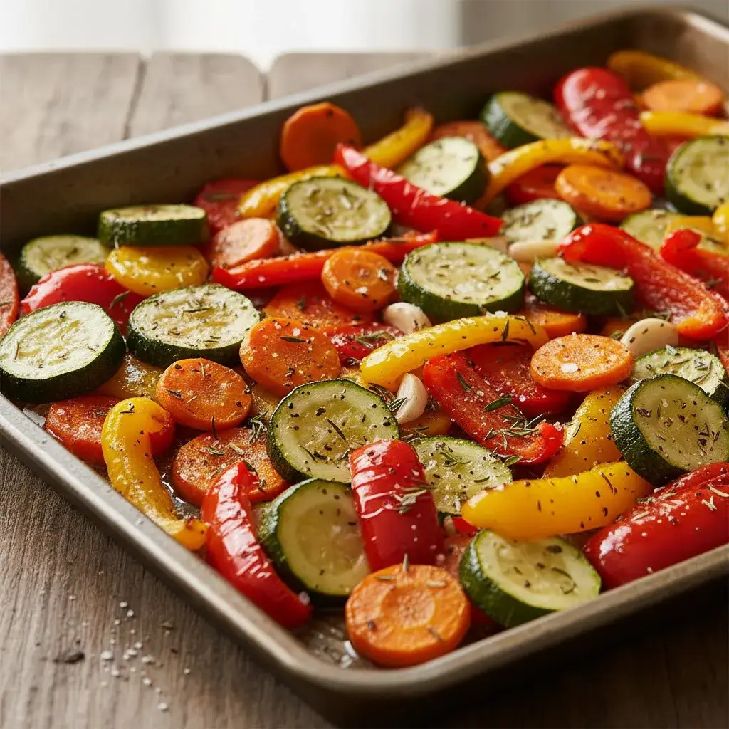 Técnica de assar legumes para receitas light.