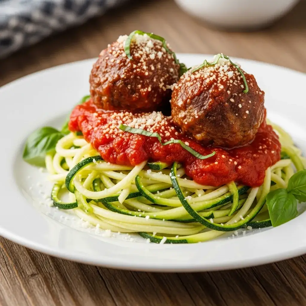 espaguete-abobrinha-com-almondegas