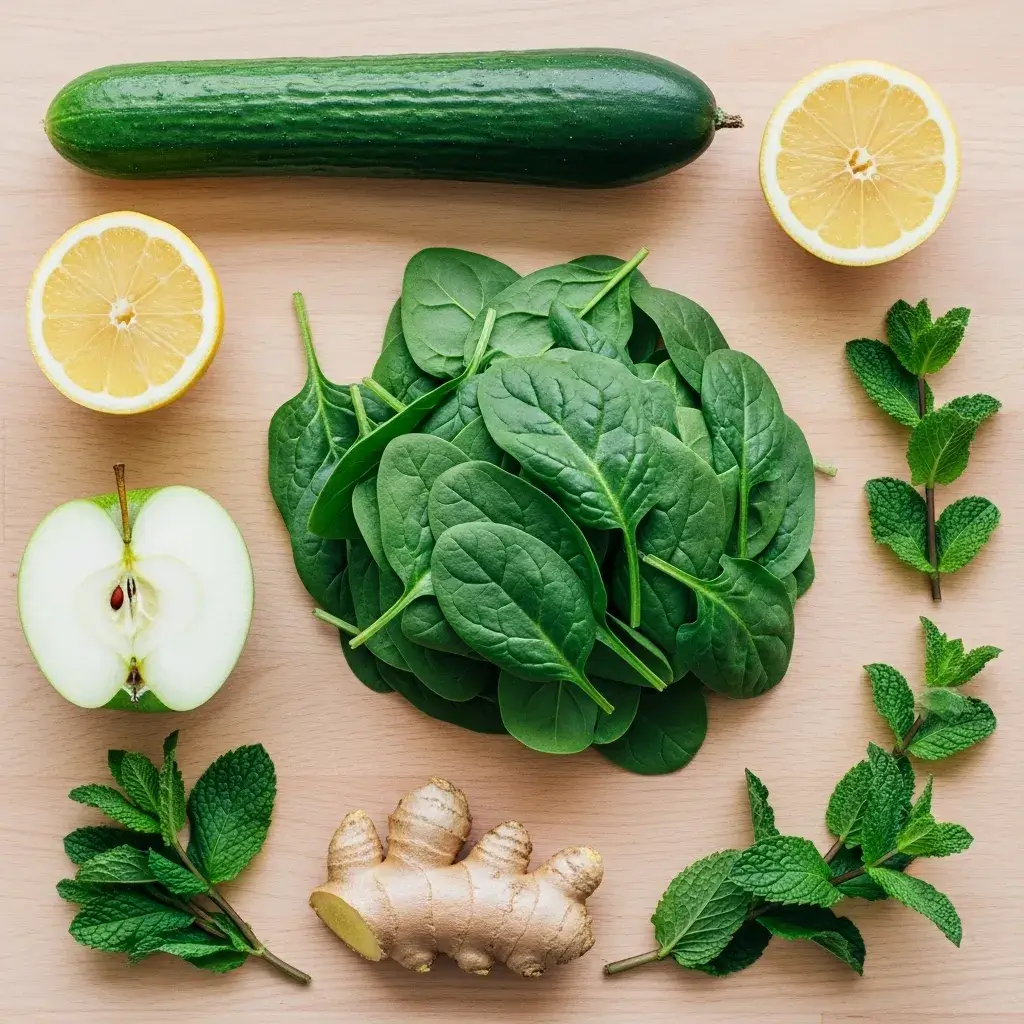 ingredientes-frescos-smoothie-100-verde