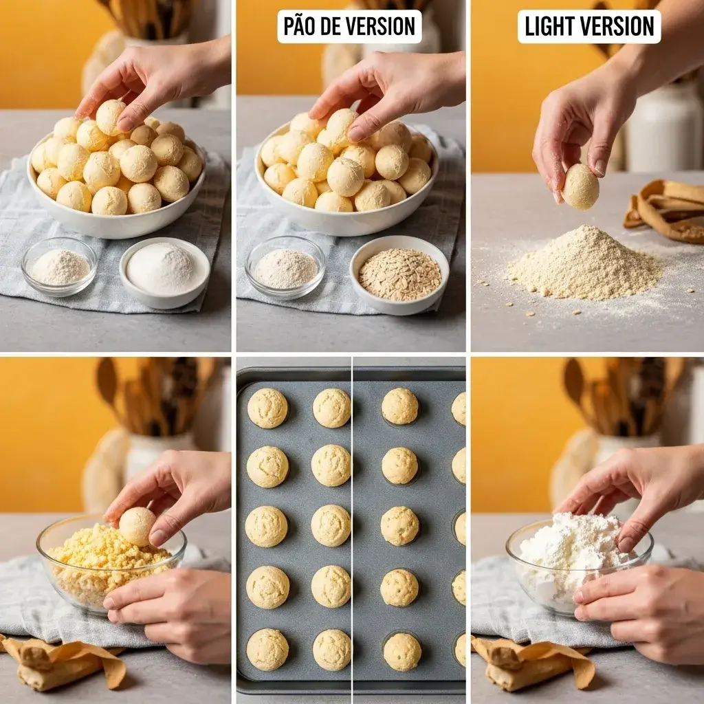 receita de pao de queijo light caseiro saudavel