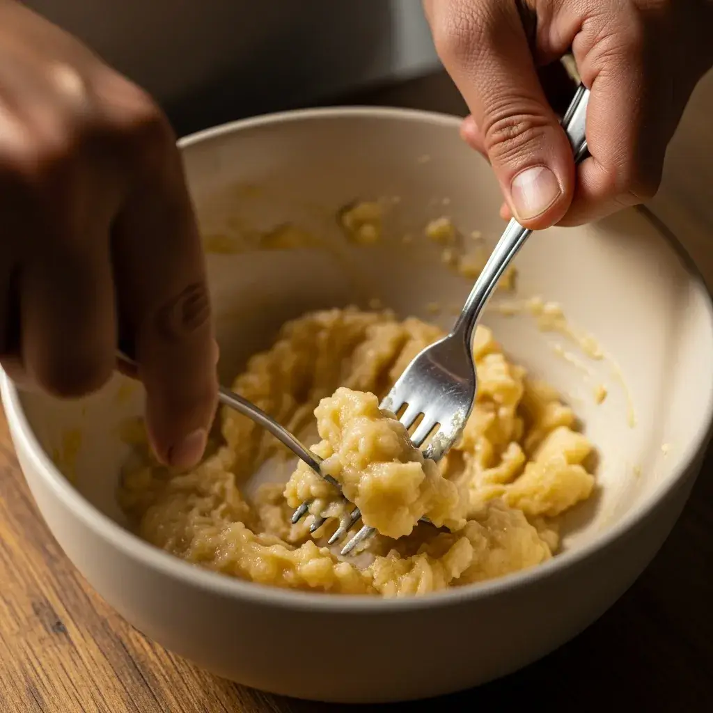 como-amassar-bananas-maduras-bolo-sem-acucar