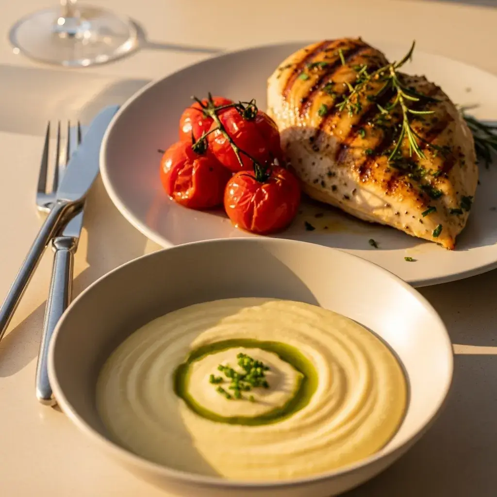 creme de milho como acompanhamento saudavel para frango