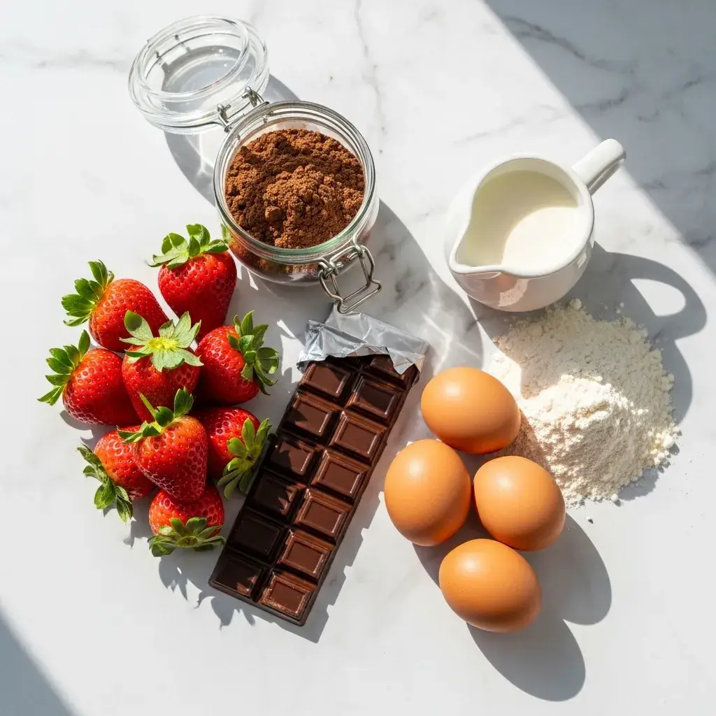 ingredientes-frescos-bolo-chocolate-morango