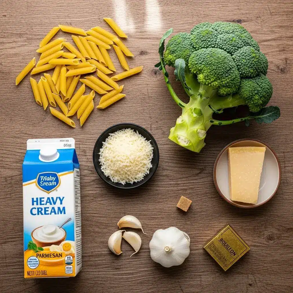 ingredientes-macarrao-brocolis-frescos