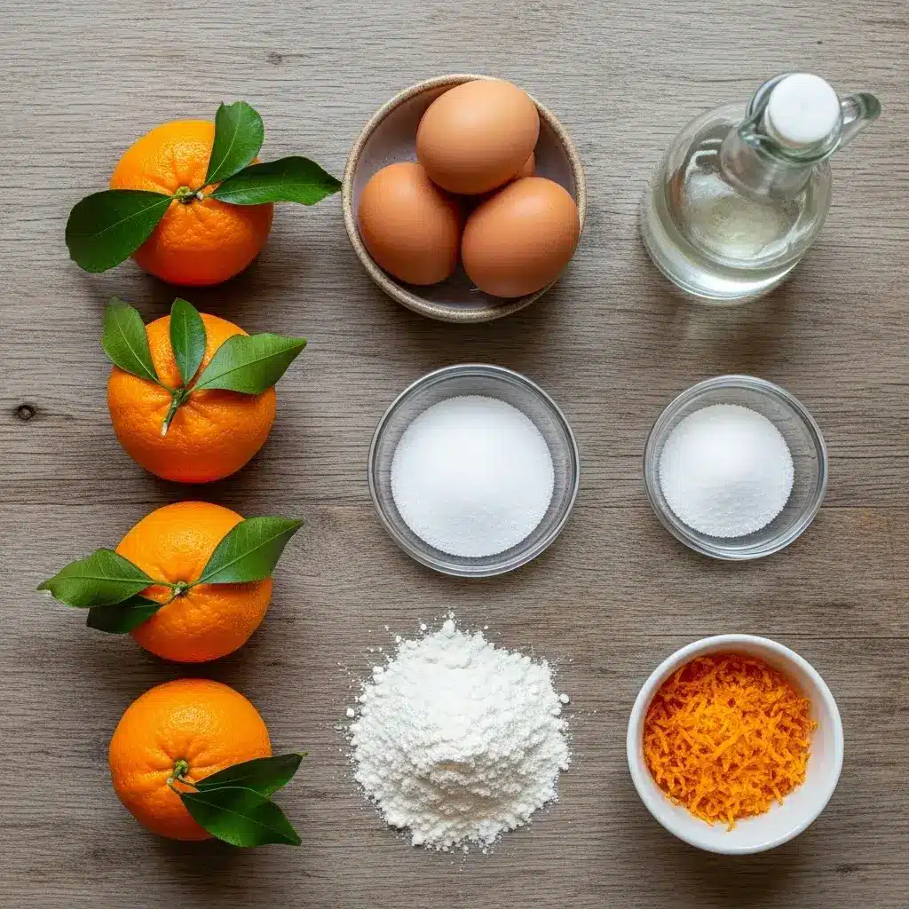 ingredientes naturais para fazer bolo de tangerina sem açúcar