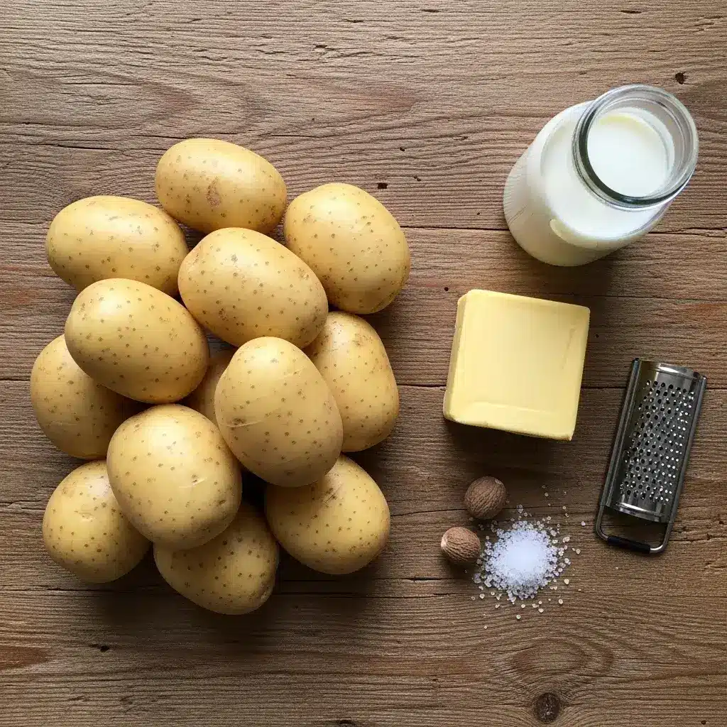 ingredientes simples para fazer purê de batata cremoso