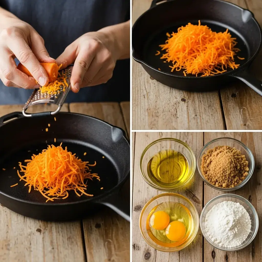 preparo-ingredientes-bolo-cenoura-uma-panela