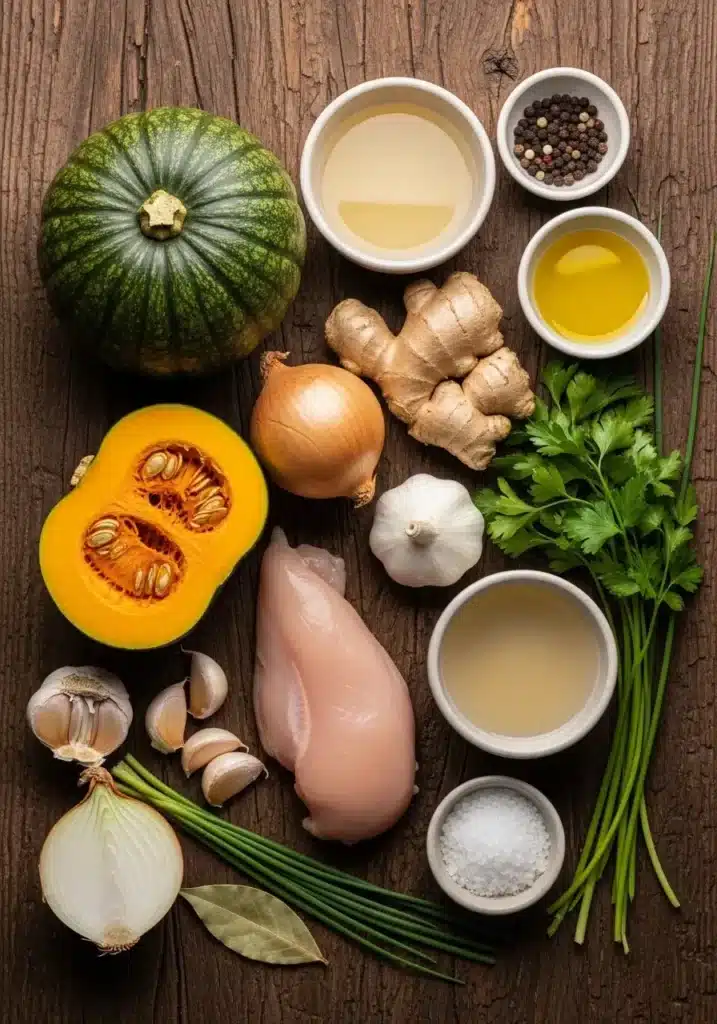 sopa de abóbora com frango para emagrecer