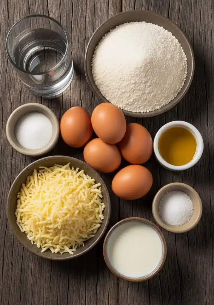 pão de queijo com polvilho doce