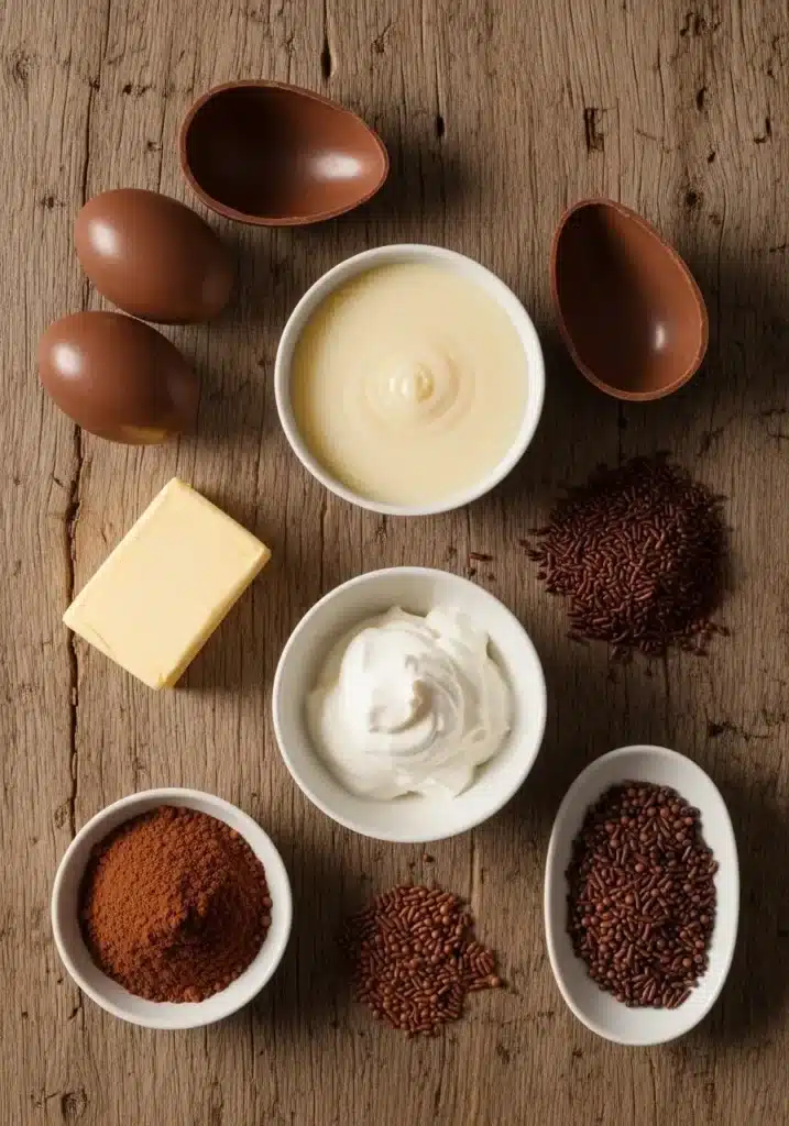 Ovo de colher de brigadeiro