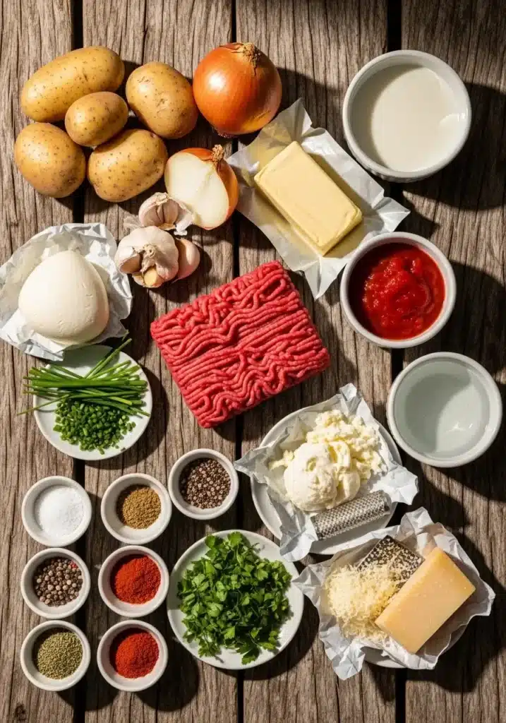 bolo de batata com carne moida