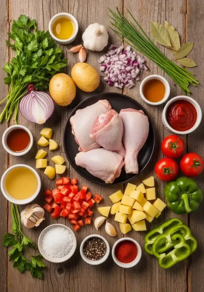 frango ensopado com batata