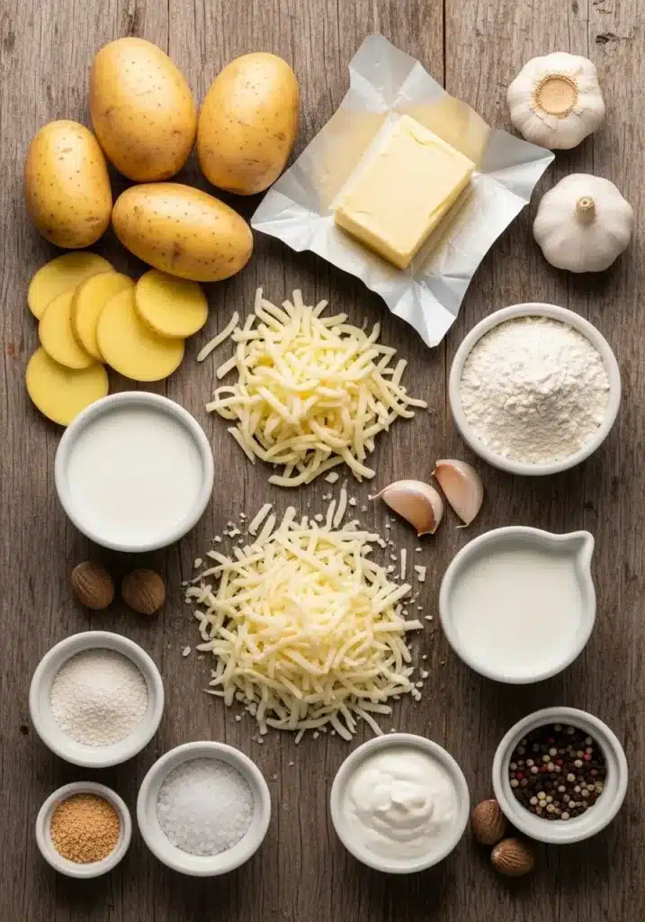 Receita de Batata gratinada com queijo