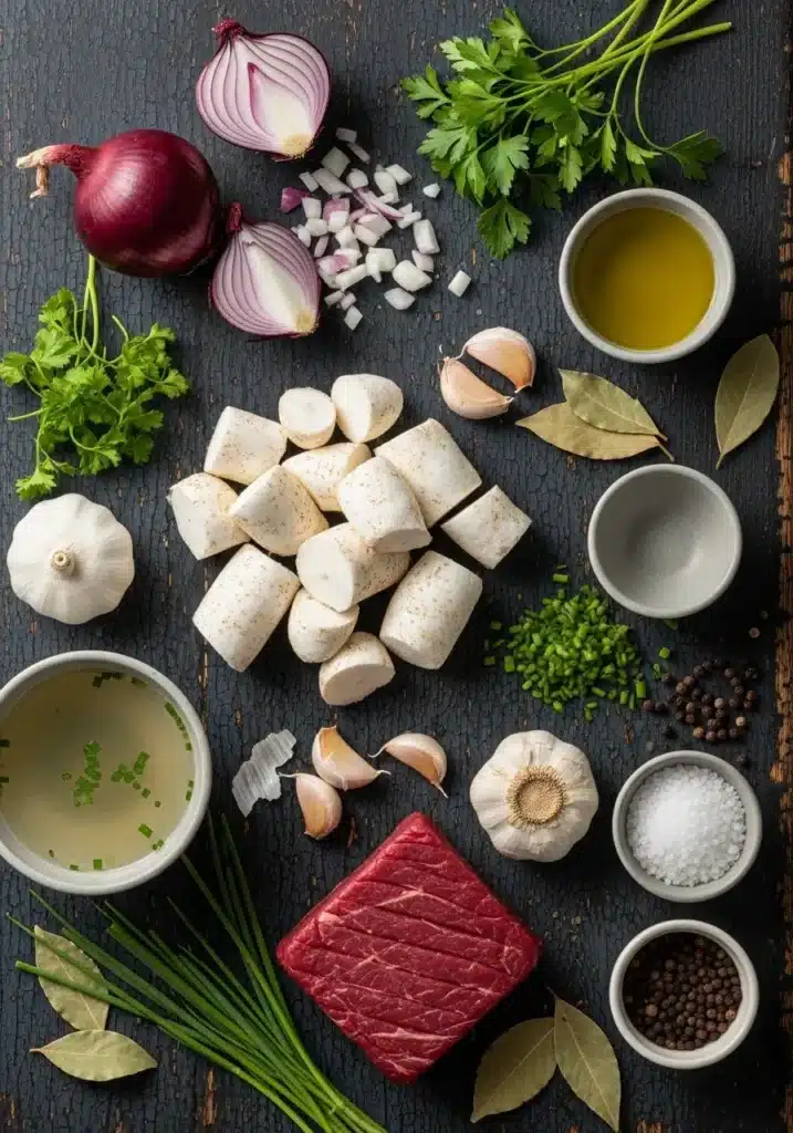 receita de caldo de mandioca