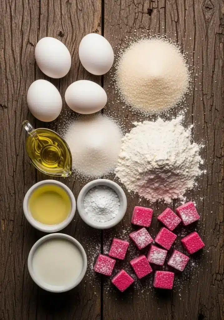 Bolo Fuba com Goiaba