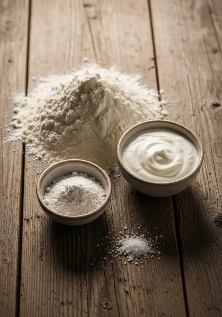 Pão de 3 Ingredientes (Frigideira)