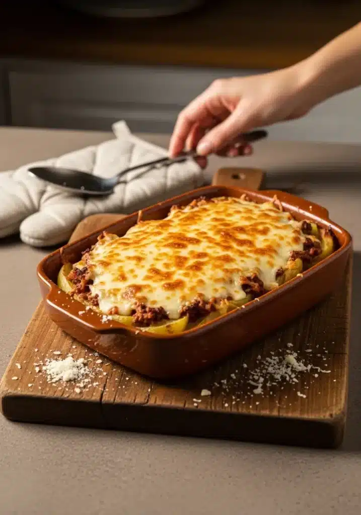 bolo de batata com carne moida