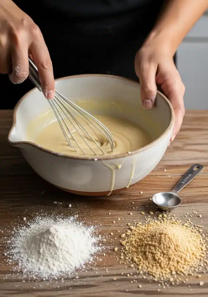 Bolo de Amendoim na Air Fryer