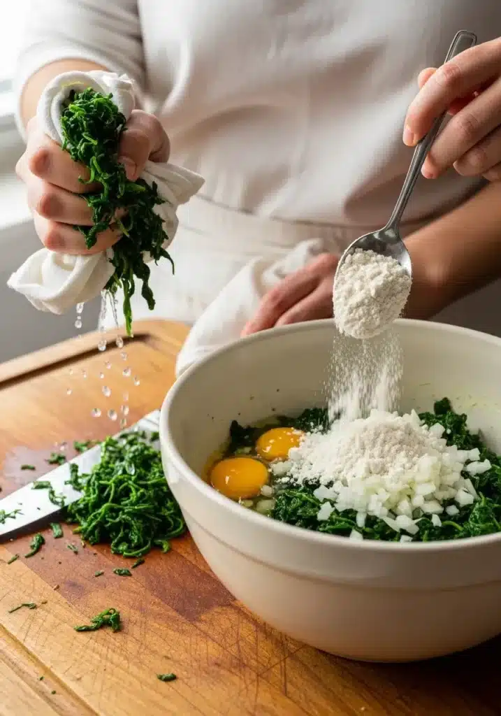 Bolinho de Espinafre