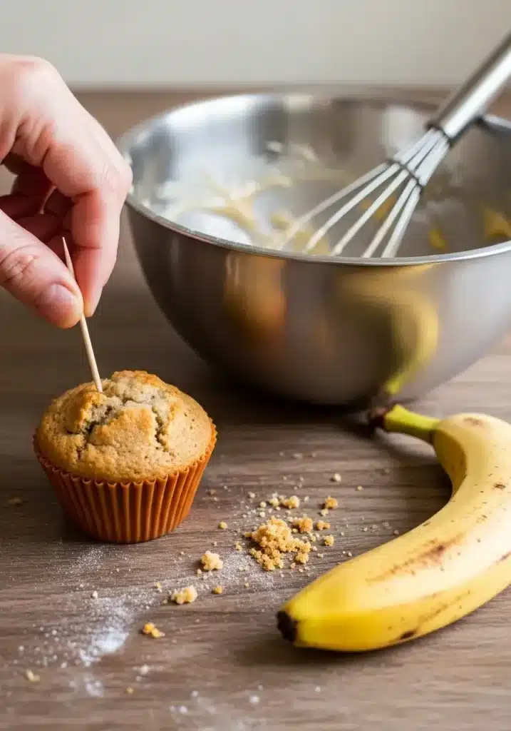 Muffin de banana na Air Fryer