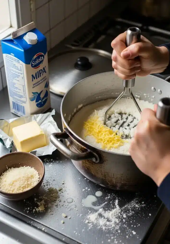 escondidinho de mandioca com carne moída