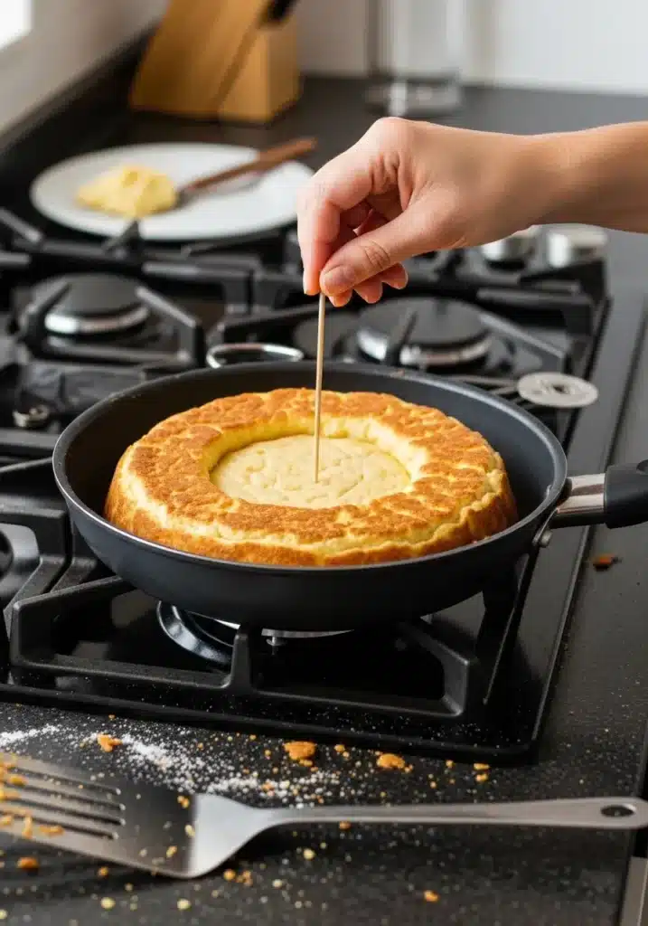 Torta de Repolho de Frigideira
