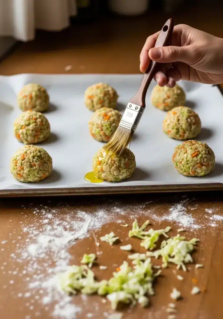Bolinho de Repolho com Legumes