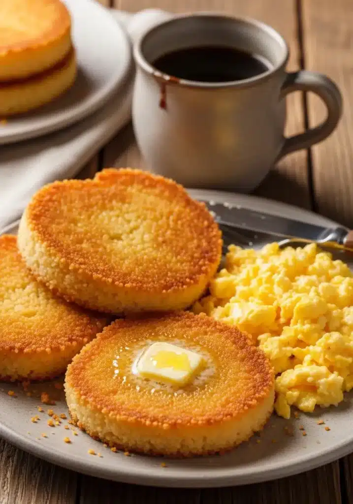 PÃO de CUSCUZ de FRIGIDEIRA