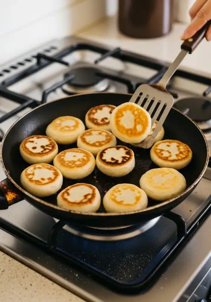 Pão de Batata feito na frigideira
