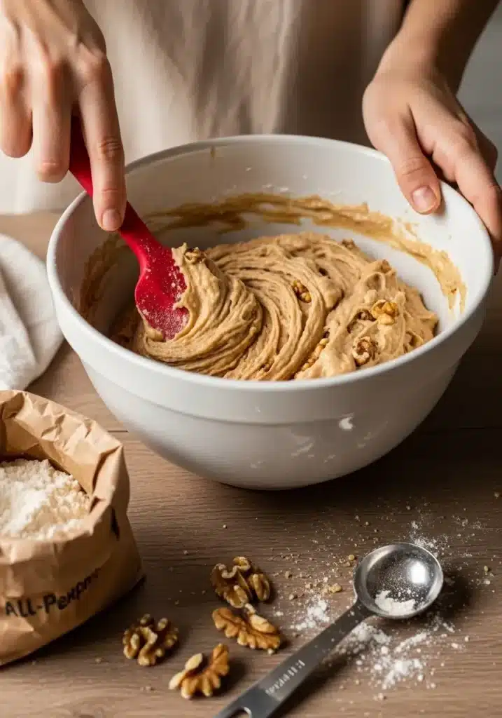 BOLO DE NOZES E TÂMARAS SEM AÇÚCAR