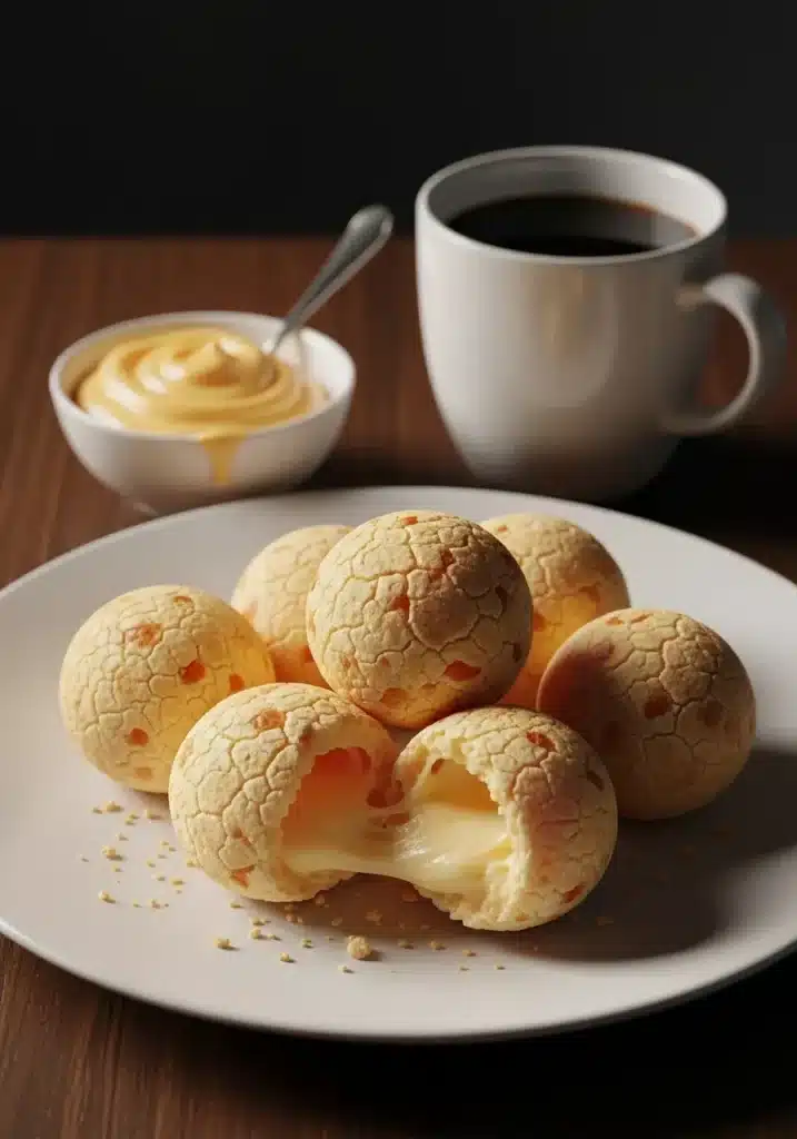 pão de queijo com polvilho doce