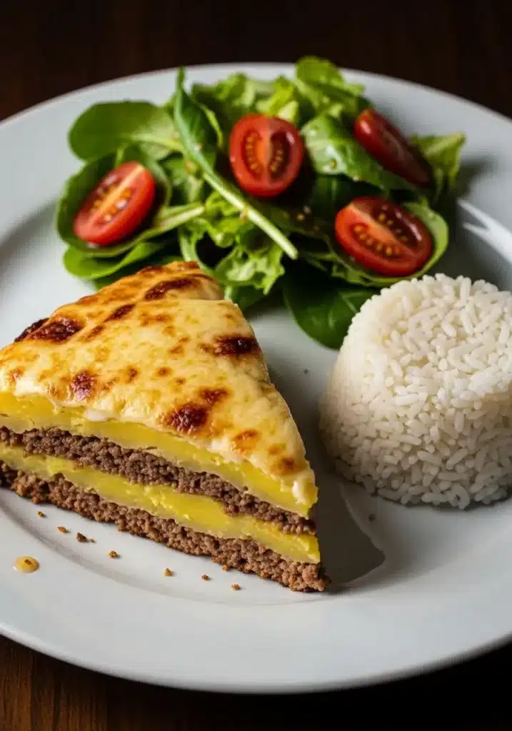 bolo de batata com carne moida