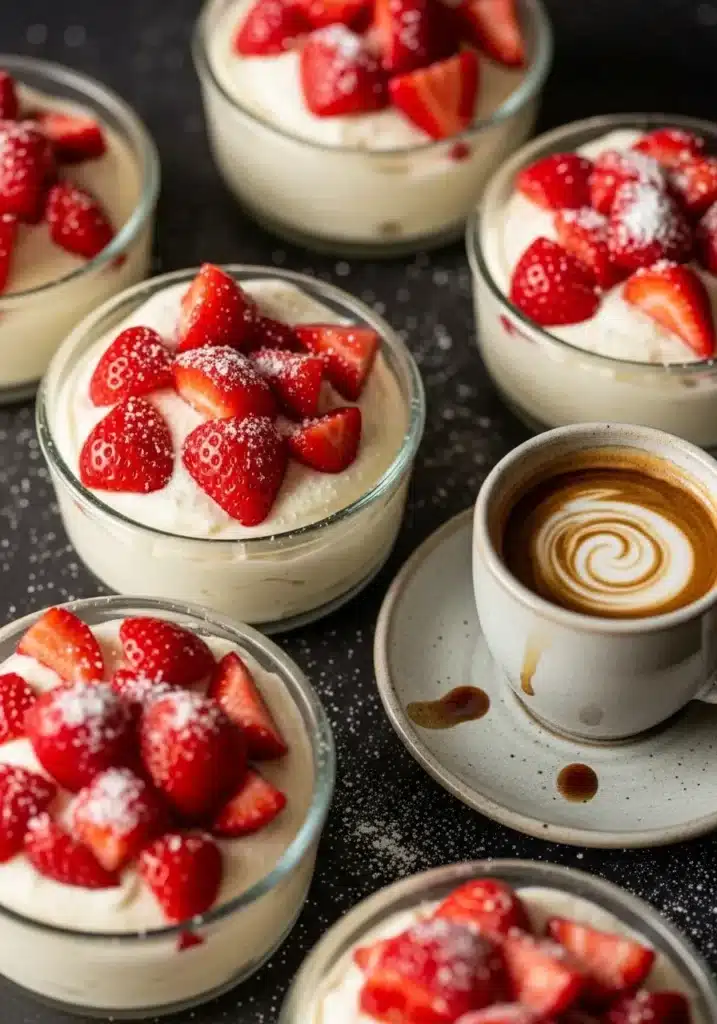 Mousse de leite ninho