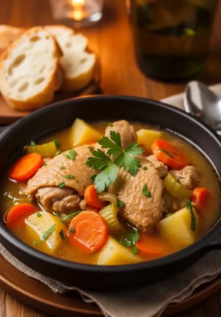 frango ensopado com batata