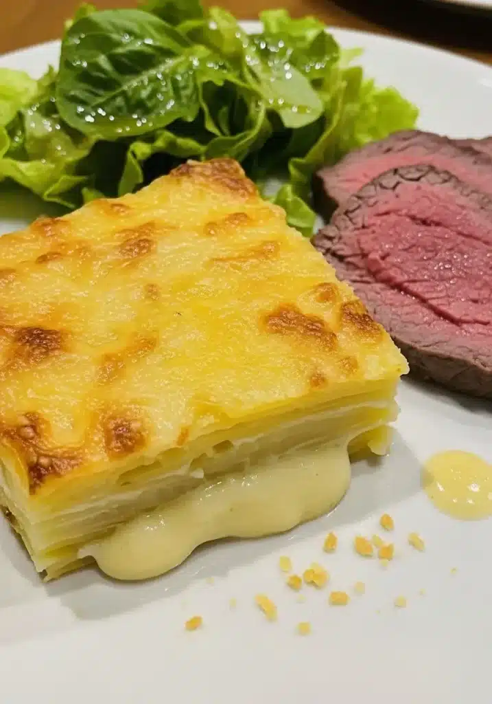 Receita de Batata gratinada com queijo