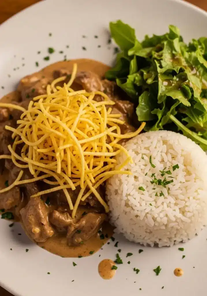 receita de strogonoff de frango