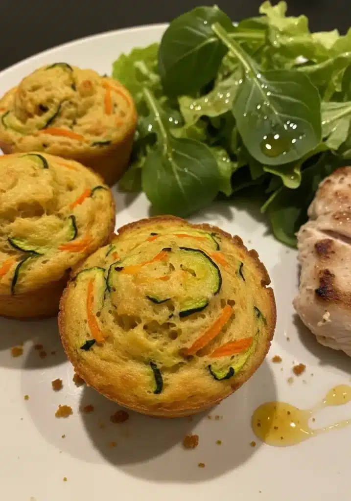 Muffins de Abobrinha, Batata, Cenoura e Queijo