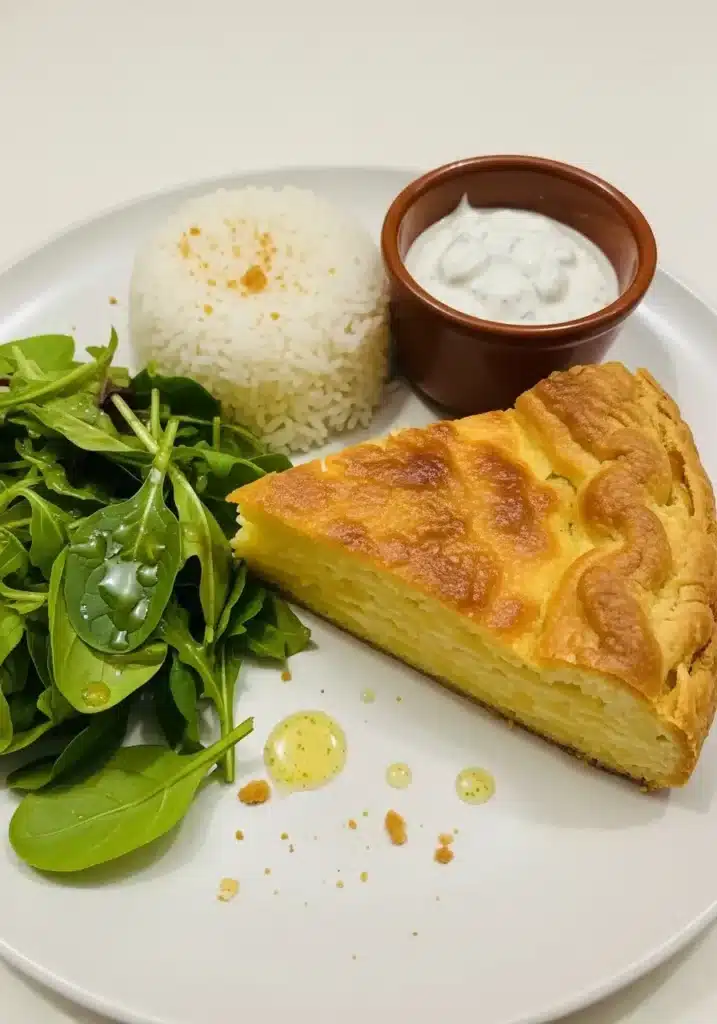 Torta de Repolho de Frigideira