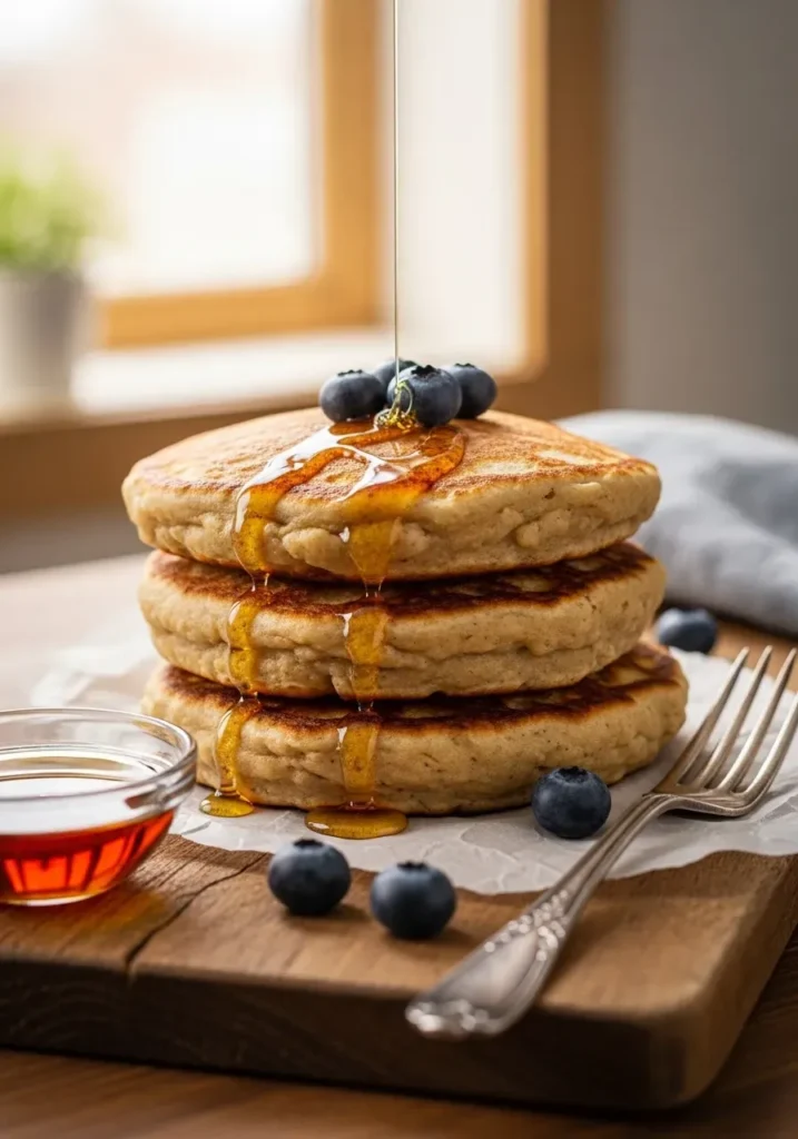 Panqueca de 3 Ingredientes (o pão falso)
