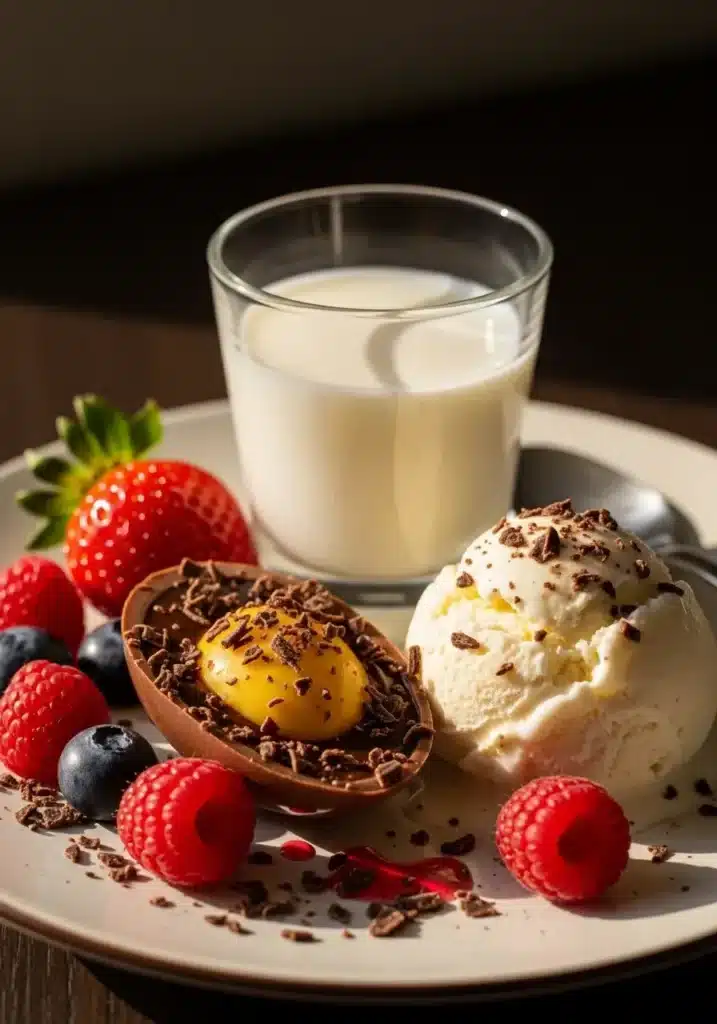 ovo de Páscoa plano