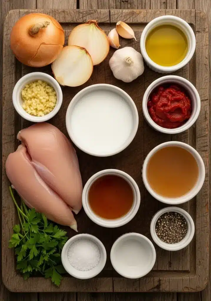 Filé de Peito de Frango com Leite de Coco