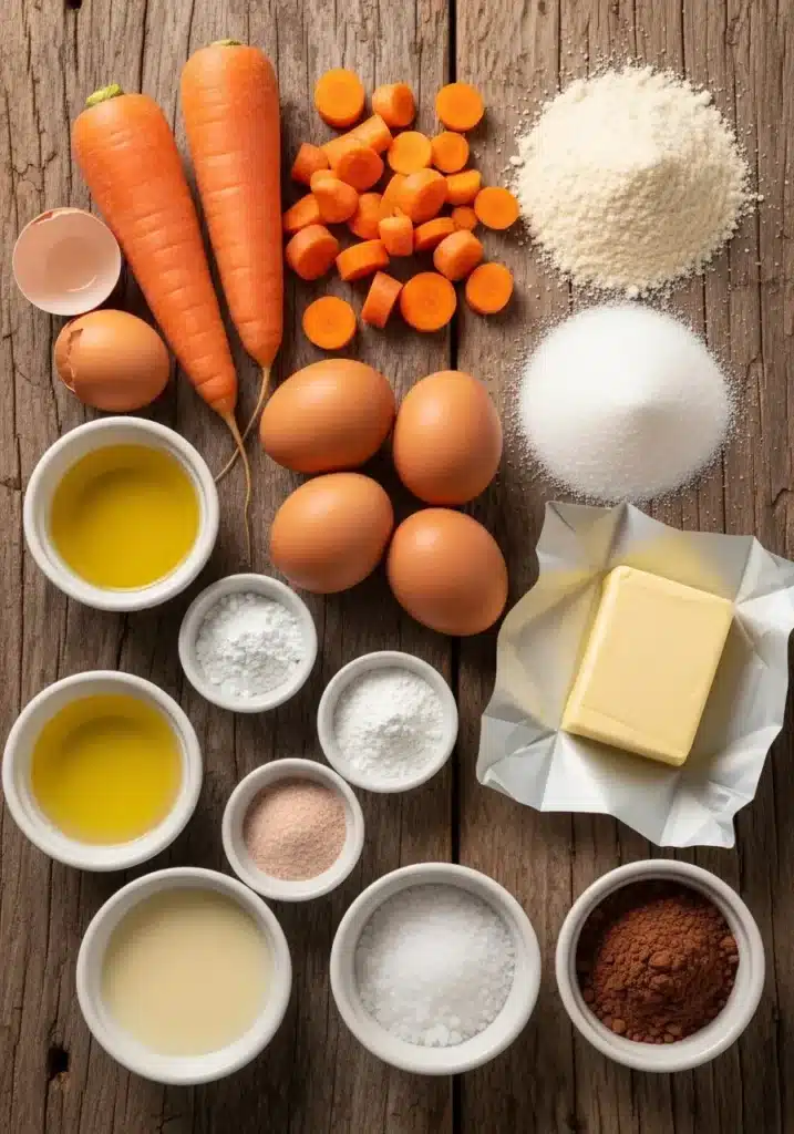 Bolo de cenoura sem farinha