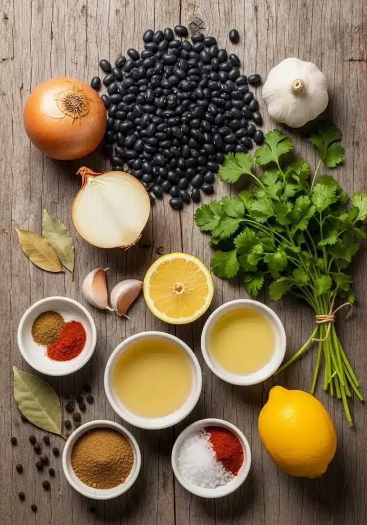 Sopa de feijão preto