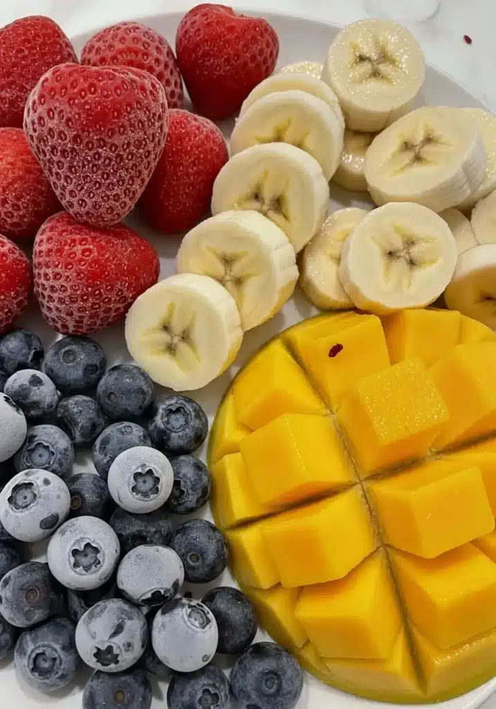 Frutas que podem ser congeladas