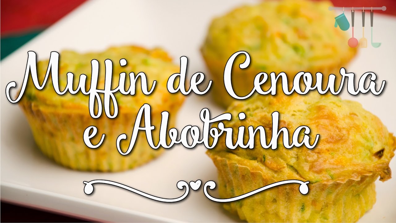 Muffin de Cenoura e Abobrinha, Receita - Pimenta e Sal #1