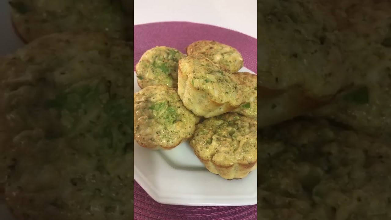 Muffin de Brócolis Simples e Delicioso | RECEITA FIT 2021